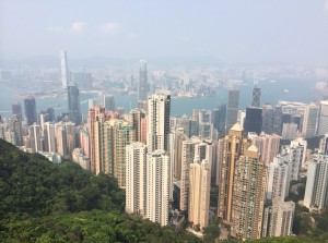 HK Peak cityscape